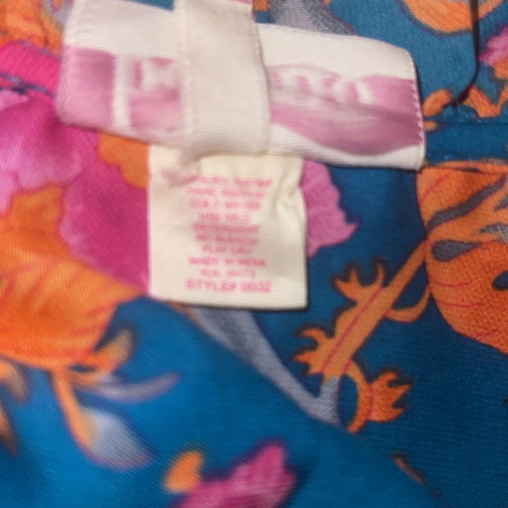 NWT Boemo Anthropologie Tiered Maxi Dress Floral Tassel Tie Long Sleeve - Picture 13 of 14